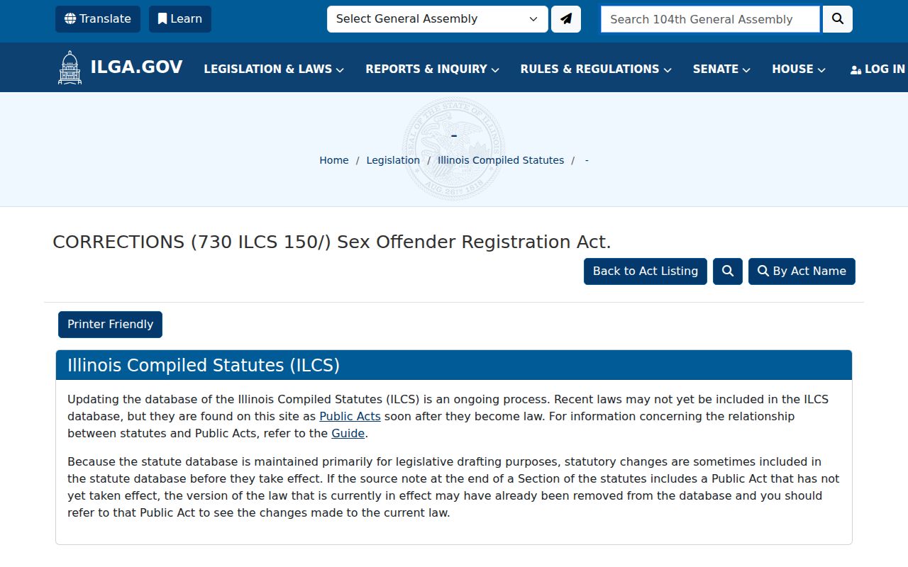 Christian County sex offender check Illinois registration law